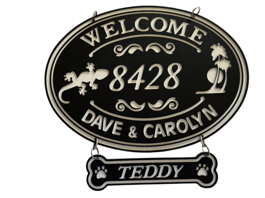 Custom Circle Yard Sign